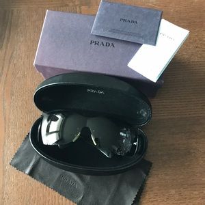 Prada frameless sunnies in original box.